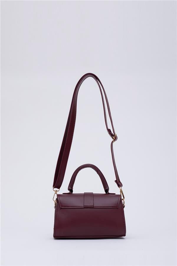 Mıyamıra Shk109 Bordo Kadın Omuz Cantası