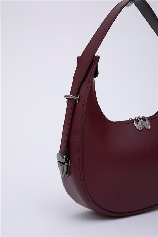 Mıyamıra Shk110 Bordo Kadın Omuz Cantası