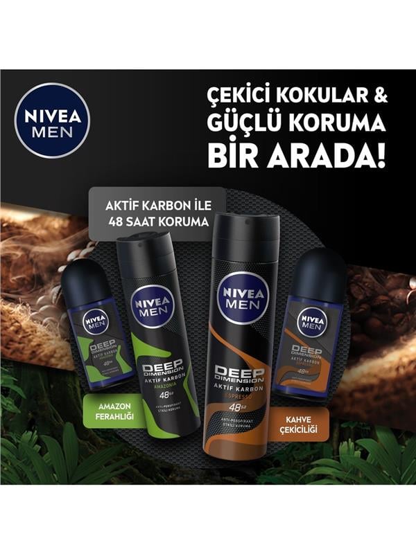 NIVEA 150ML DEO DEEP AMZ ERKEK