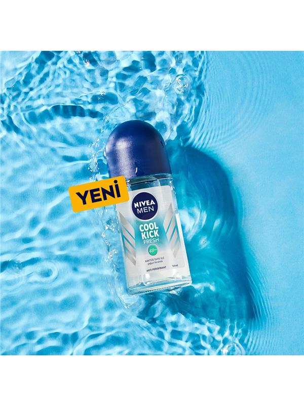 NIVEA 50ML ROLL-ON MEN COOL KICK FRESH