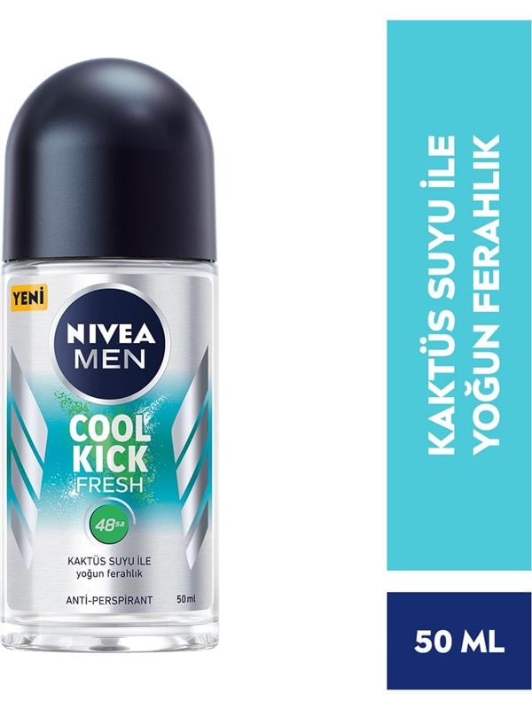 NIVEA 50ML ROLL-ON MEN COOL KICK FRESH