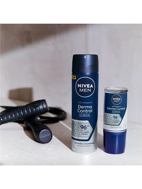 NIVEA 50ML ROLL-ON MEN DERMA CONTROL EXTRA KURULUK