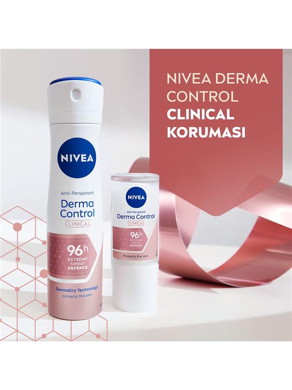 NIVEA 50ML ROLL-ON WMN DERMA CONTROL CILINICAL