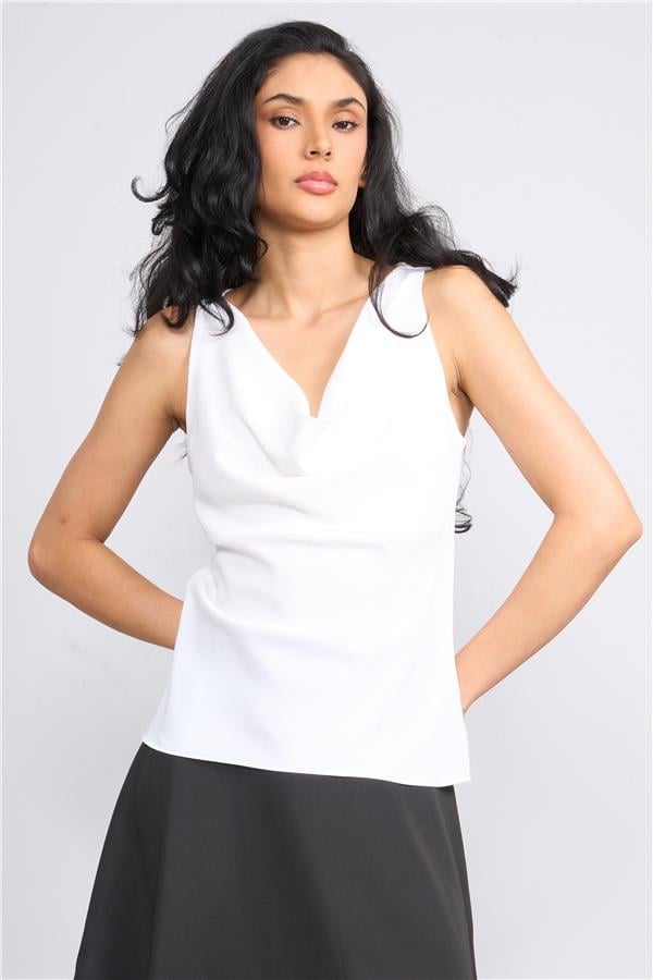 Patara Y25 25-2454 Beyaz Kadın Bluz