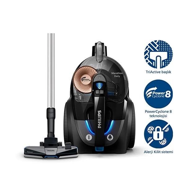 PHILIPS XB7150/07 MARATHON ULTIMATE 900W TOZ TORBASIZ SUPURGE