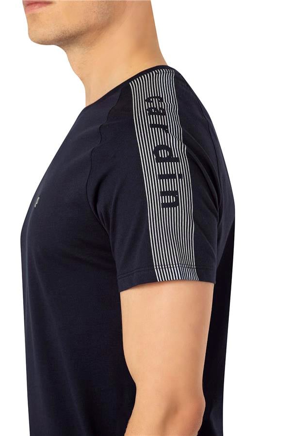 Pierre Cardin Y25 6085 Lacivert Erkek Penye Pijama Takımı