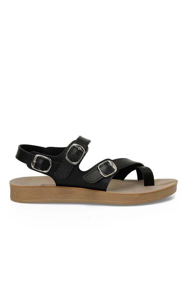 Polaris 5M 158657 Z5Fx Siyah Kadın Casual Comfort Sandalet