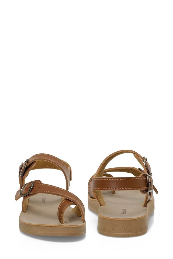Polaris 5M 158657 Z5Fx Taba Kadın Casual Comfort Sandalet