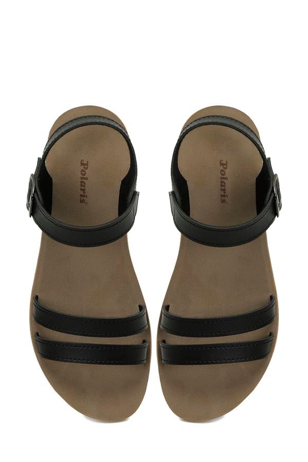 Polaris 5M 158659 Z5Fx Siyah Kadın Casual Comfort Sandalet