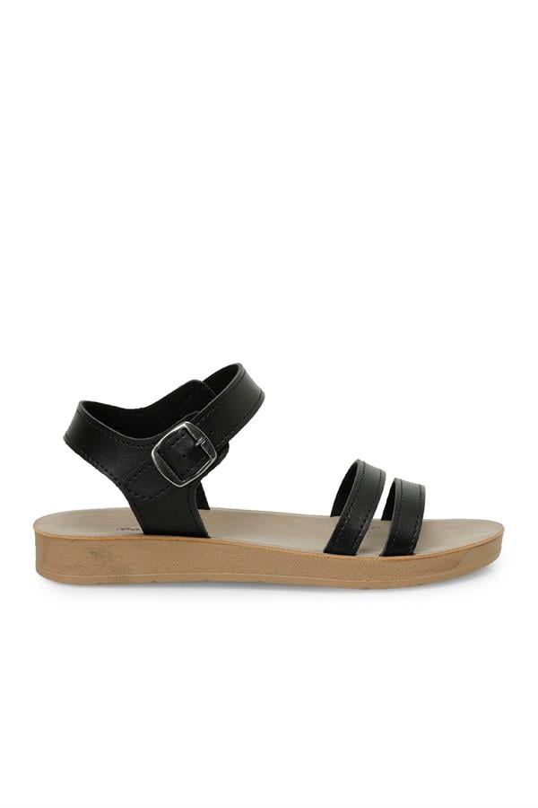 Polaris 5M 158659 Z5Fx Siyah Kadın Casual Comfort Sandalet