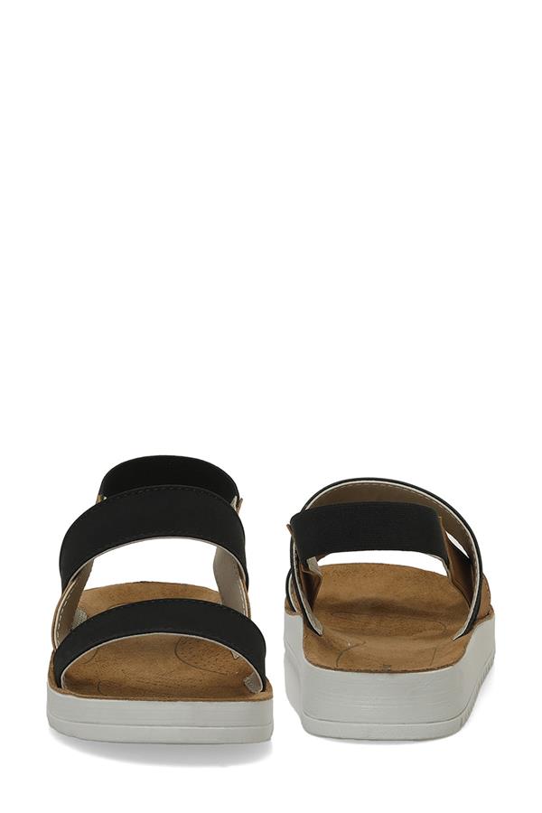 Polaris 5M 166351 Z5Fx Siyah Kadın Casual Comfort Sandalet