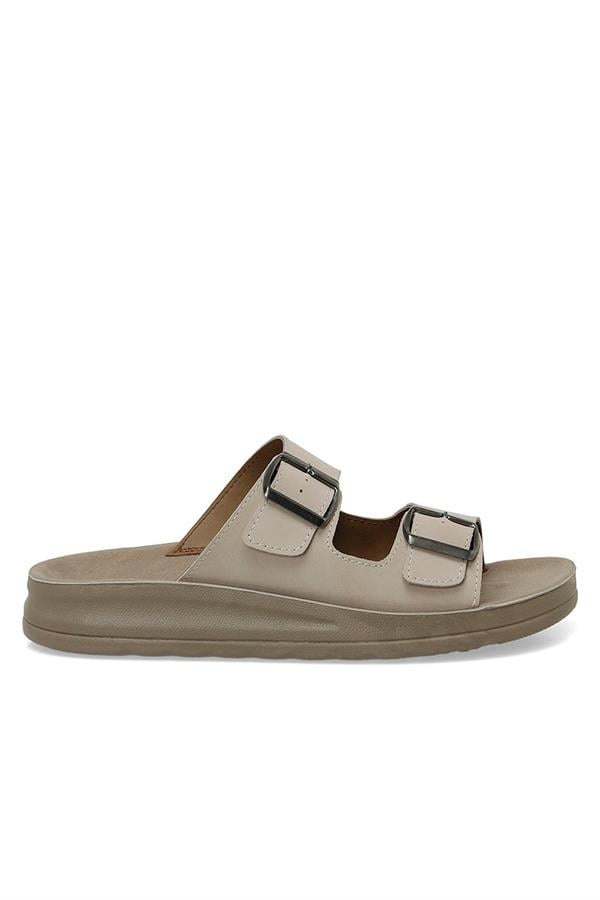 Polaris 5M 408042 M5Fx Bej Erkek Casual Comfort Terlik