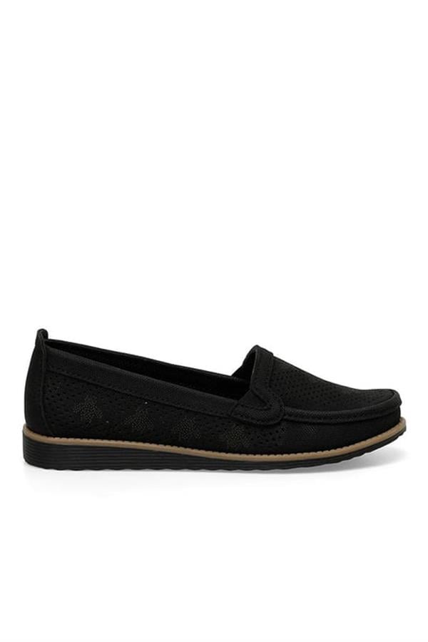 Polaris A10156883912010 4P 161659.Z4Fx Siyah Kadın Loafer Ayakkabı