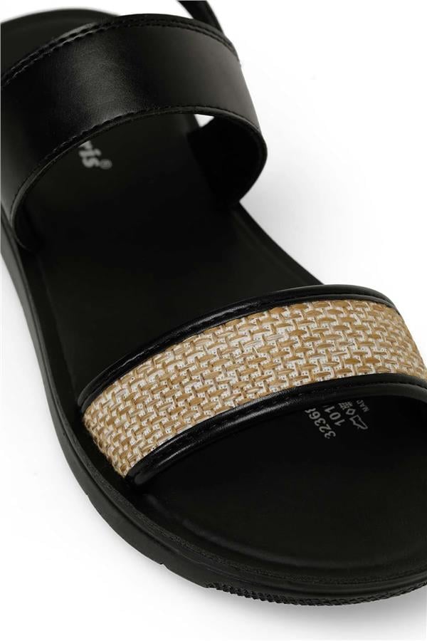 Polarıs A10164633312010 4M 323688.Z 4Fx Sıyah Zenne Sandalet