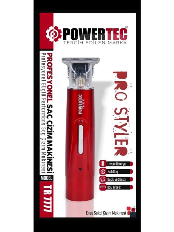 Powertec TR-7777 Şarjlı Tıraş Makinesi