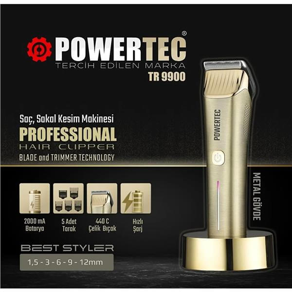 Powertec Tr 9900 Saç Kesme Makinesi