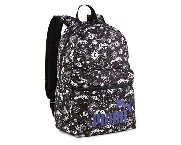 Puma 079948-14 Puma Phase Aop Backpack Puma Black-Cosmo Prınt Aop Erkek Sırt Cantası