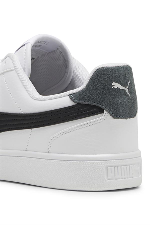 Puma 309668 Puma Shuffle Puma White-Puma Black-Silver Erkek Basketbol Ayakkabısı