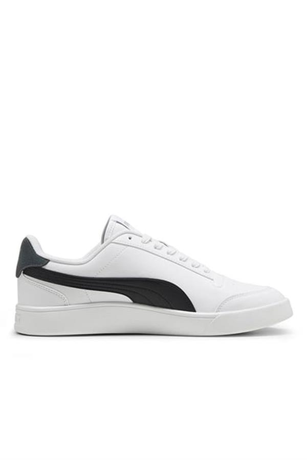 Puma 309668 Puma Shuffle Puma White-Puma Black-Silver Erkek Basketbol Ayakkabısı