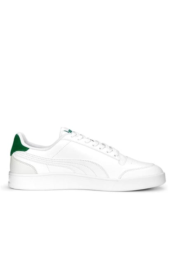 Puma 309668 Shuffle Whıte-Vapor Gray-Archıve Green Yetişkin Unıseks Sneaker
