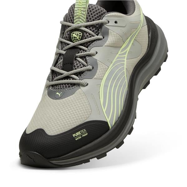 Puma 310095-02 Reflect Lıte Traıl Ptx Smokey Gray-Puma Black-Fızzy Apple Mrd Kosu Ayakkabısı