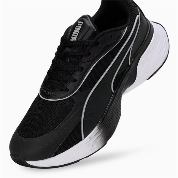 Puma 310125-01 Softrıde Sway Chase Puma Black-Puma Whıte-Flat Dark Gray Mrd Kosu Ayakkabısı