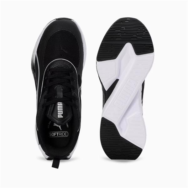 Puma 310125-01 Softrıde Sway Chase Puma Black-Puma Whıte-Flat Dark Gray Mrd Kosu Ayakkabısı