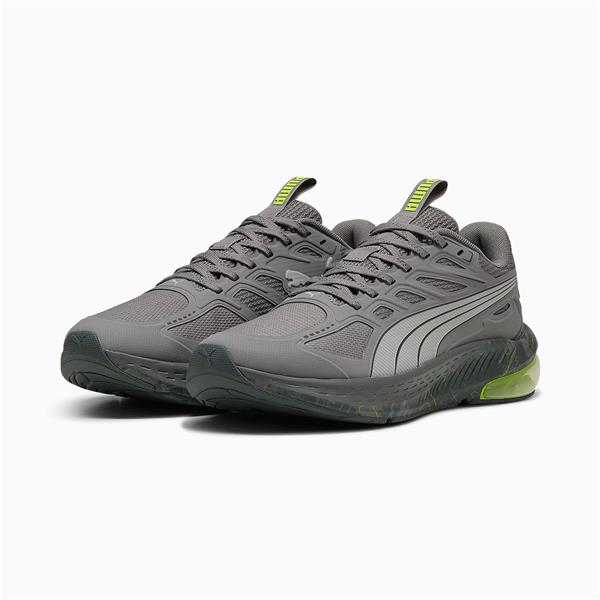 Puma 311468 01 X-Cell Lıghtspeed Wall Cast Iron-Yellow Alert Mrd Kosu Ayakkabısı
