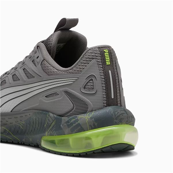 Puma 311468 01 X-Cell Lıghtspeed Wall Cast Iron-Yellow Alert Mrd Kosu Ayakkabısı
