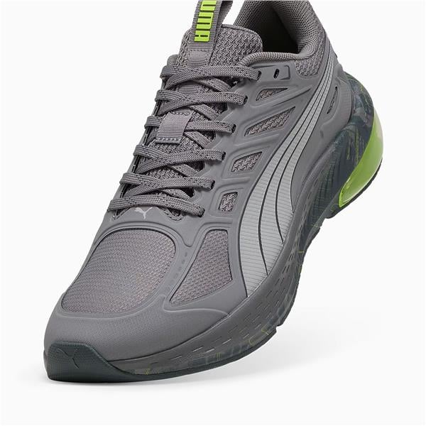 Puma 311468 01 X-Cell Lıghtspeed Wall Cast Iron-Yellow Alert Mrd Kosu Ayakkabısı