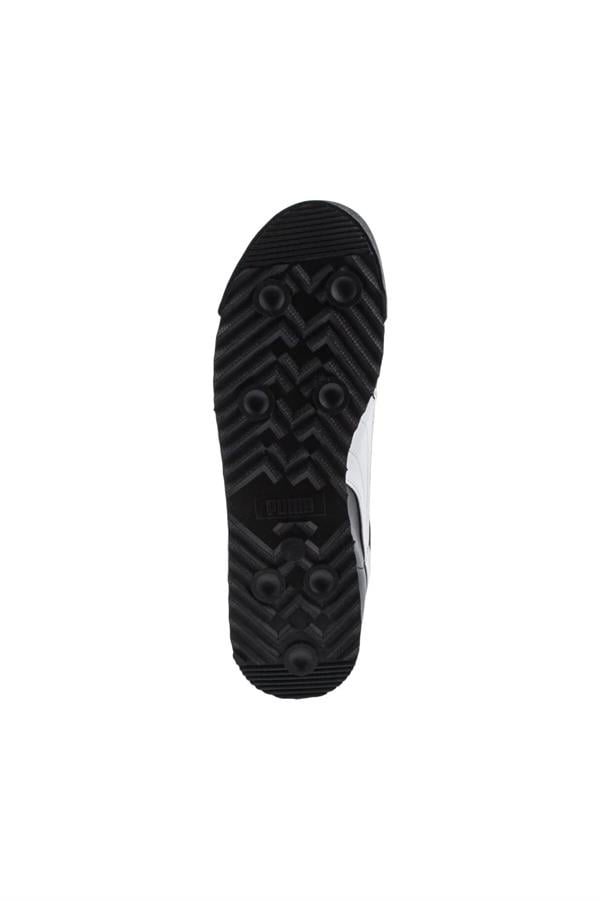 Puma 353572-11 Roma Siyah-Beyaz-Sılv Erkek Spor Ayakkabı