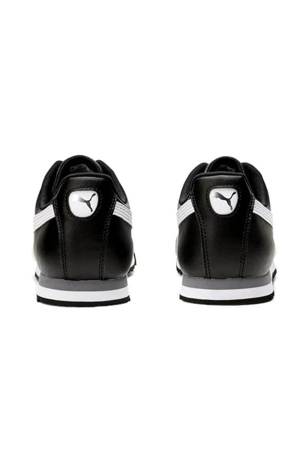 Puma 353572 Roma Basic Black-White-Puma Silver Erkek Sneaker Ayakkabı