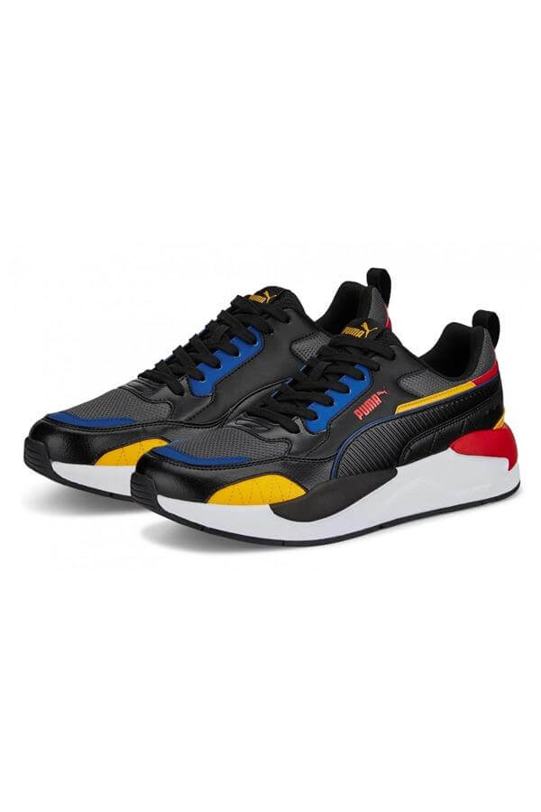 Puma 373108 X-Ray 2 Square Dshadow-Blck-Syellow-Lımoges Erkek Koşu Ayakkabısı