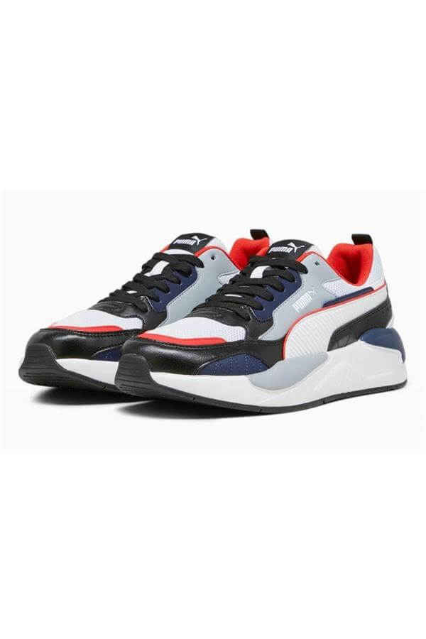 Puma 373108 X-Ray 2 Square Navy-Gray Fog-Gray-Club Red Erkek Koşu Ayakkabısı