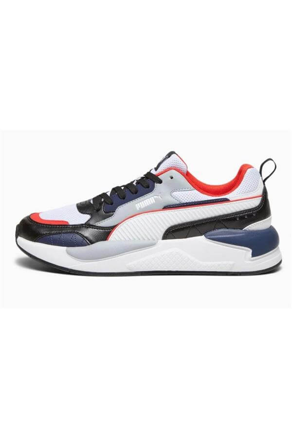 Puma 373108 X-Ray 2 Square Navy-Gray Fog-Gray-Club Red Erkek Koşu Ayakkabısı