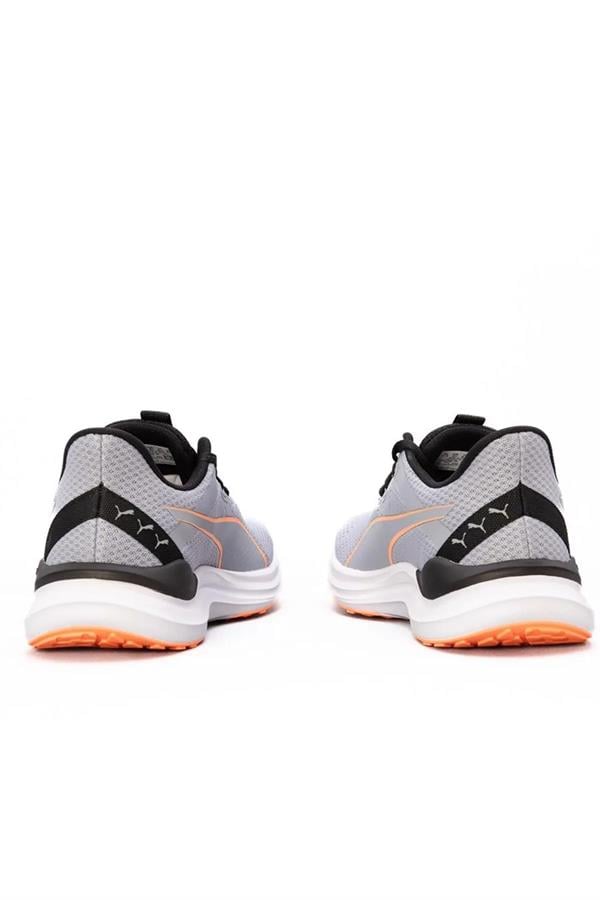 Puma 378768 Reflect Lite Gray Fog-Black-Neon Citrus Erkek Koşu Ayakkabısı