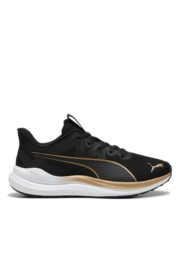 Puma 378768 Reflect Lite Puma Black-Puma Gold Erkek Koşu Ayakkabısı