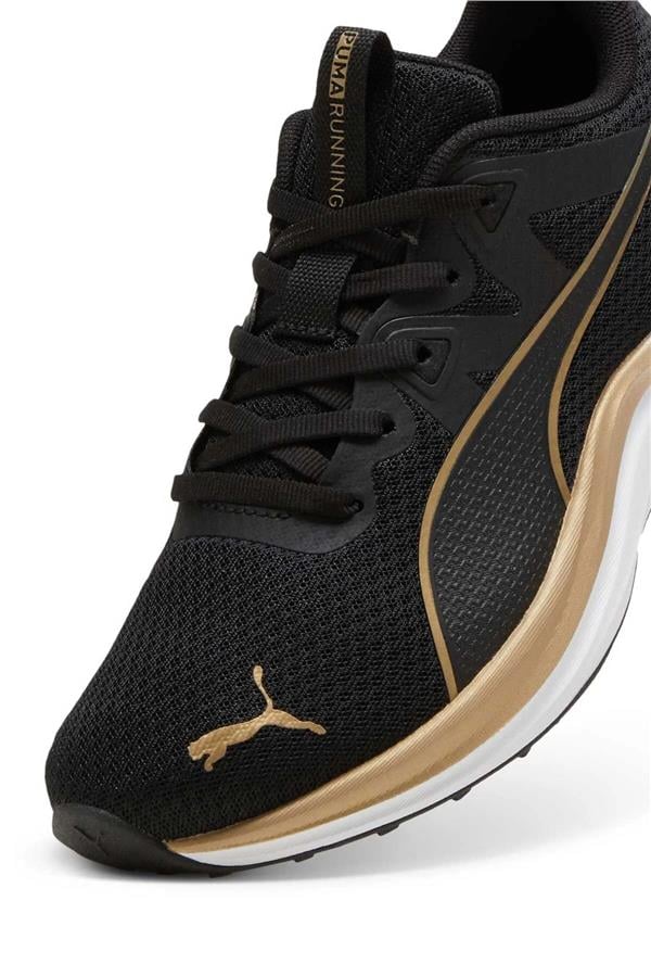 Puma 378768 Reflect Lite Puma Black-Puma Gold Erkek Koşu Ayakkabısı