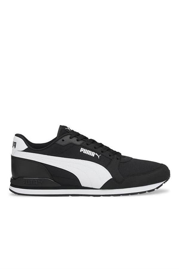 Puma 384640 01 St Runner V3 Mesh Black-White Yetişkin Unıseks Yürüyüş Ayakkabı