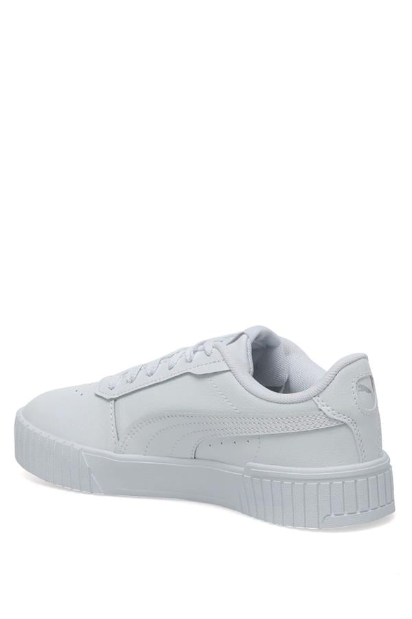 Puma 386185-02 Carına 2.0 Jr Puma Whıte-Puma Whıte-Puma Sılver Zenne Sneaker Ayakkabı