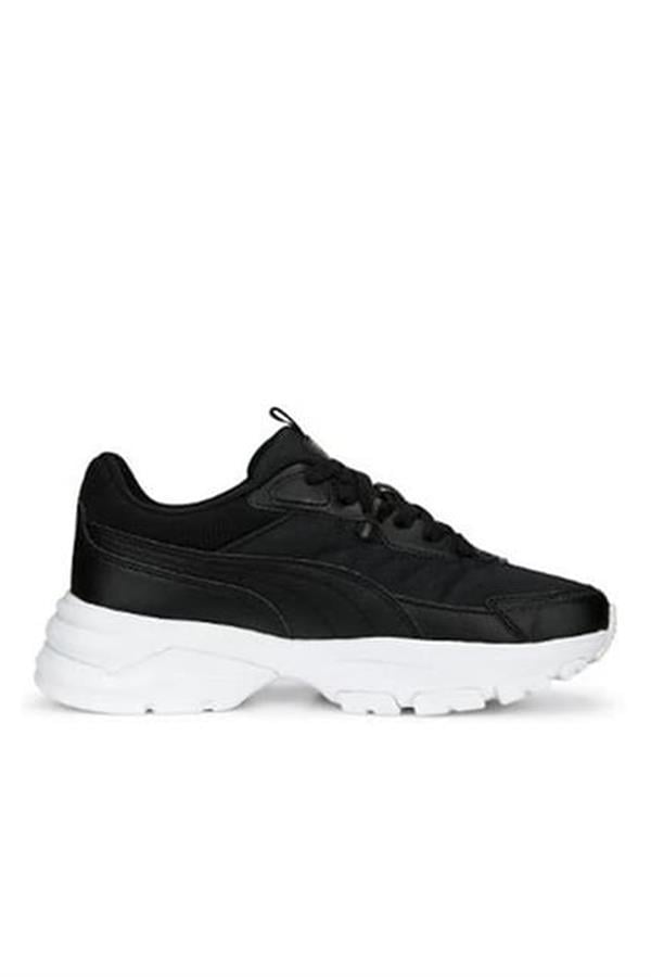 Puma 389223 Cassıa Vıa Siyah-Shadow Gray-Gold Yetişkin Unisex Yürüyüş Ayakkabı