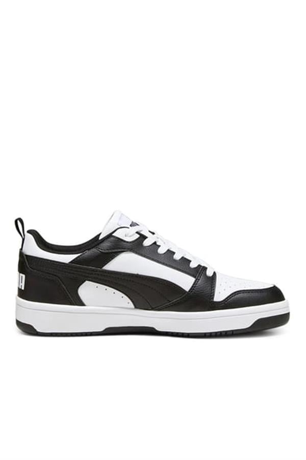 Puma 392328 01 Rebound V6 Low Puma White-Puma Black-Pum Yetişkin Erkek Sneaker Ayakkabısı