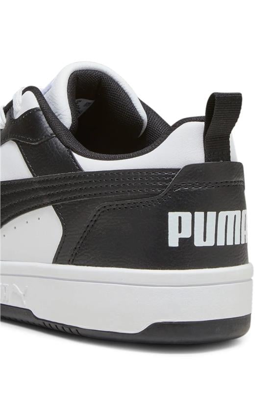 Puma 392328 01 Rebound V6 Low Puma White-Puma Black-Pum Yetişkin Erkek Sneaker Ayakkabısı