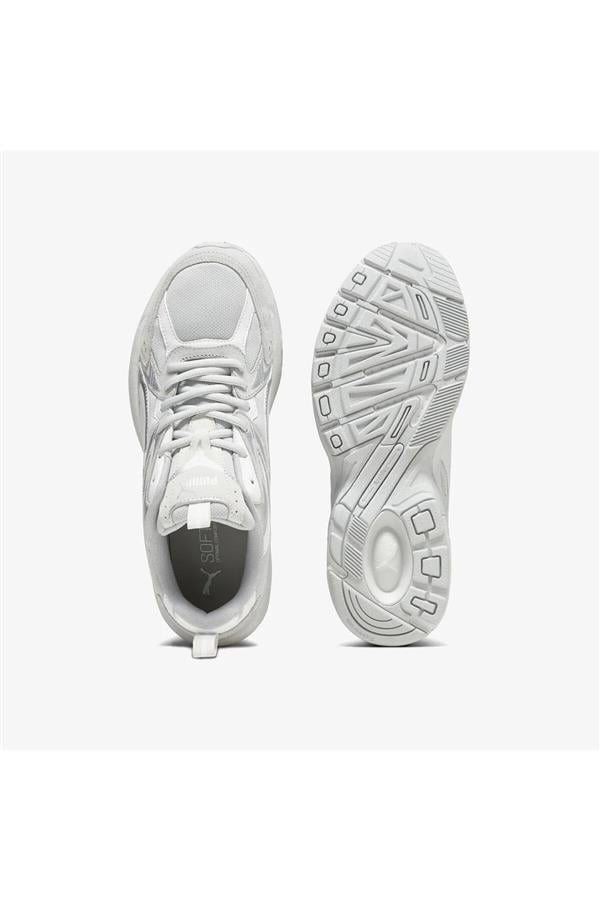 Puma 393489 02 Mılenıo Tech Suede Cool Lıght Gray-Feather Gray-Puma Whıte Unısex Yuruyus Ayakkabısı