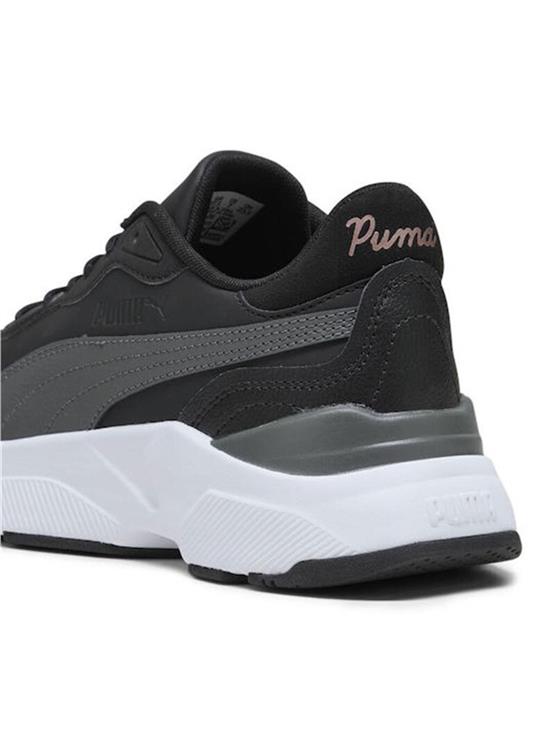 Puma 393912 01 Cassıa Rose Puma Black-Shadow Gray-Rose Gold Yetişkin Kadın Sneaker