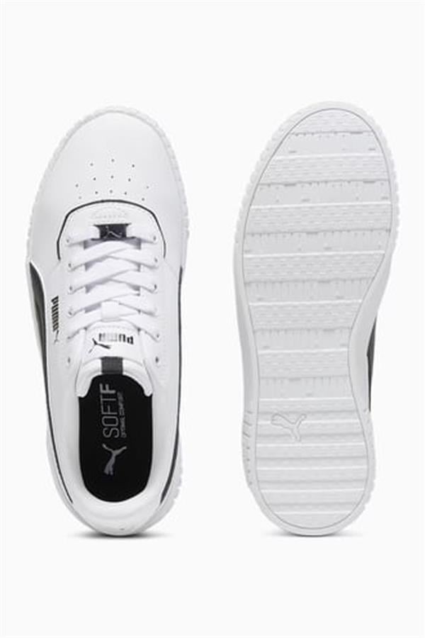 Puma 395017 Carina 2.0 Lüx Puma White-Puma Black-Bronze Kadın Tennis Ayakkabısı