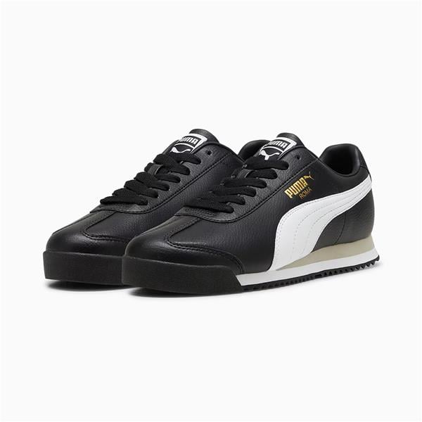 Puma 396868 02 Roma 24 Standard Puma Black-Puma Whıte-Smokey Gray Unısex Yuruyus Ayakkabısı