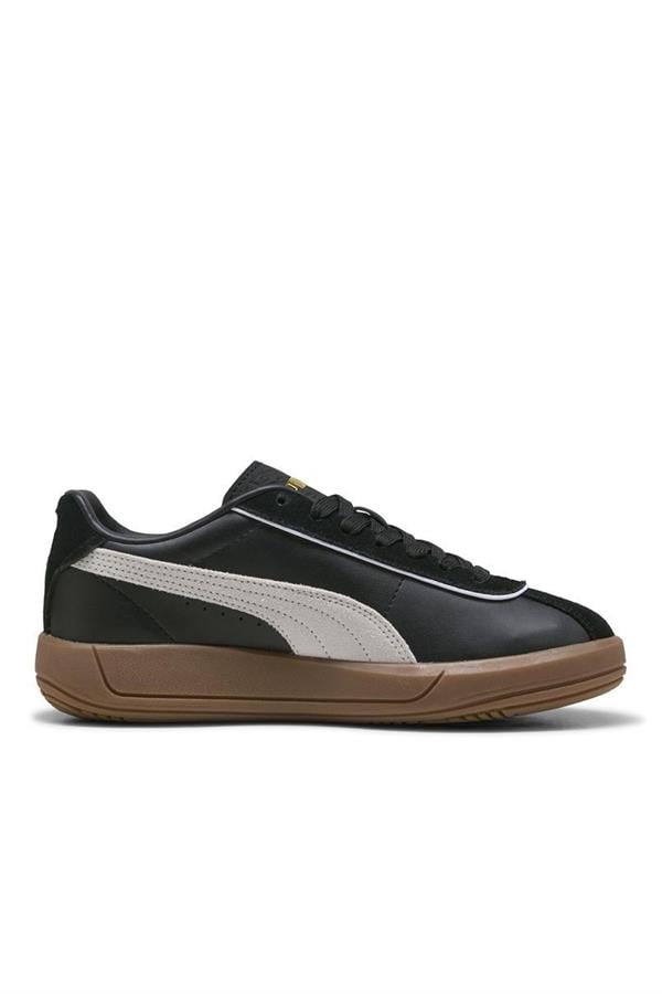 Puma 400364 02 Puma Club Klassıka Puma Black-Puma Whıte-Puma Gold Zenne Yuruyus Ayakkabısı