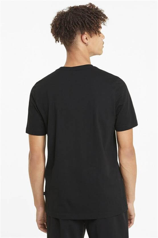 Puma 586666 01 Ess Logo Tee Puma Black Erkek T-shirt