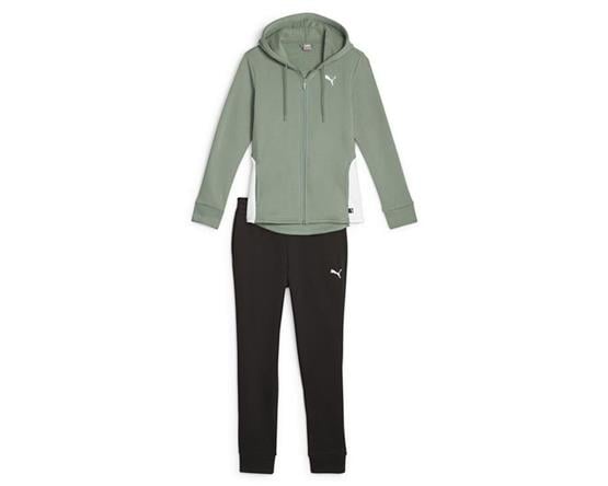 Puma 622637 44 Classıc Hooded Tracksuıt Fl Cl Eucalyptus Yetişkin Kadın Esofman Takım